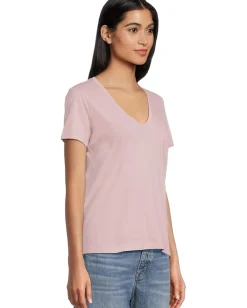 Madewell Northside V-Neck Tee Classic Lilac