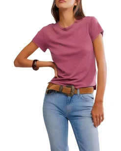 Free People Nova Tee Crushed Berry Online