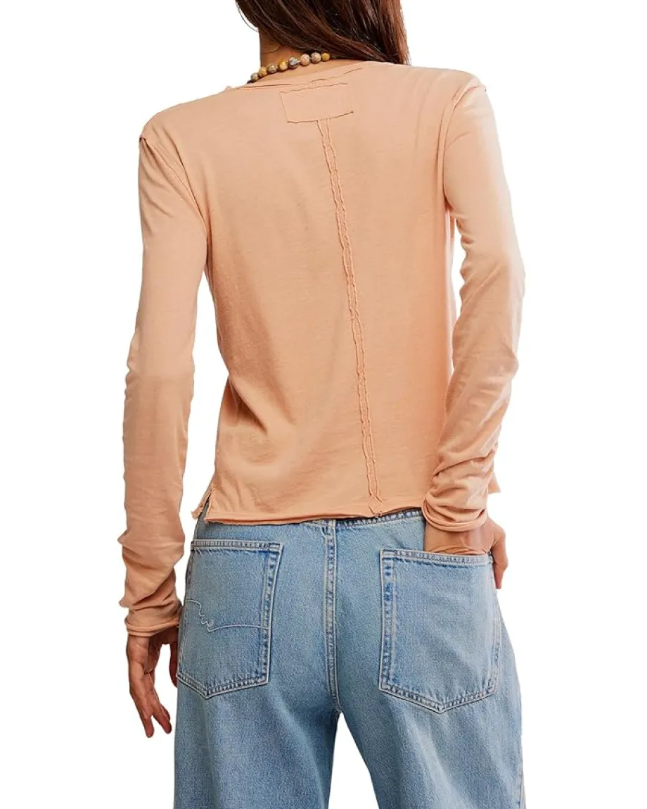 Women Free People Nova Tee Long Sleeve