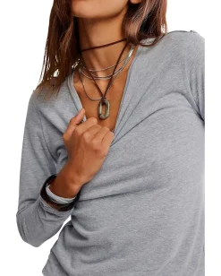 Free People Nova Tee Long Sleeve Greyhound Clearance