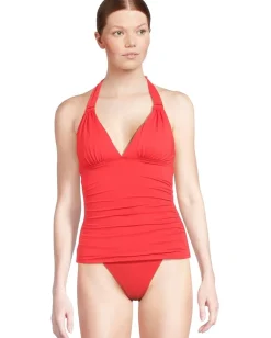 Tommy Bahama Novelty Pearl Tankini Citrus Coral Hot