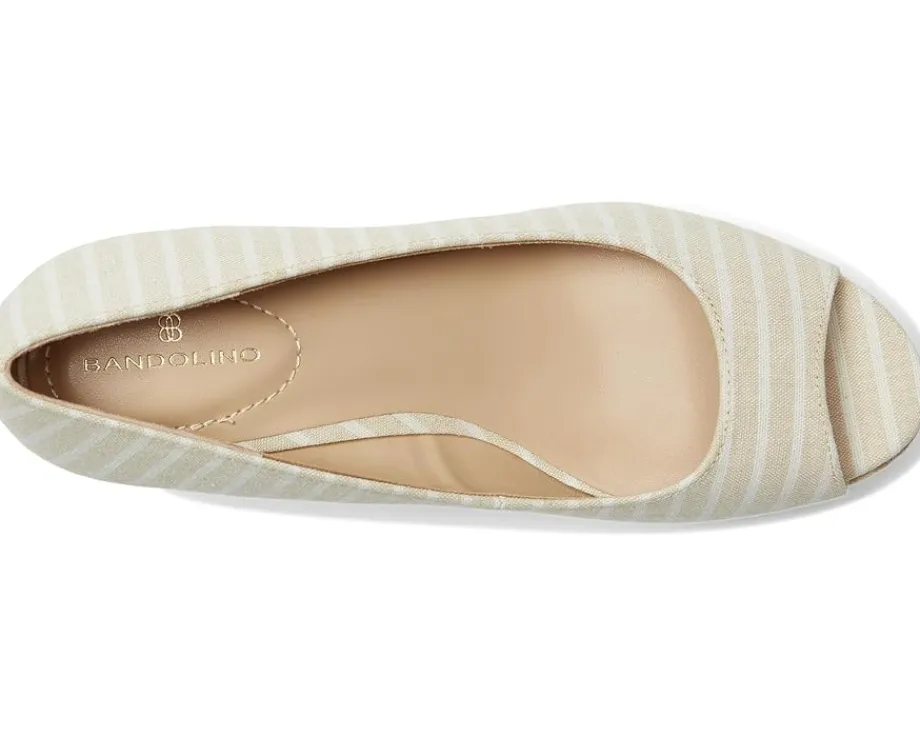 Bandolino Nuri 7 Light Natural Stripe Multi Sale