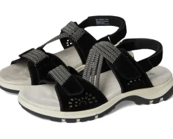 SoftWalk Oahu Black Suede Clearance