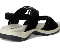 SoftWalk Oahu Black Suede Clearance