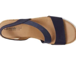LifeStride Odette Lux Navy Fabric 2 New