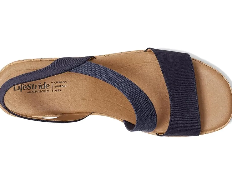 LifeStride Odette Lux Navy Fabric 2 New