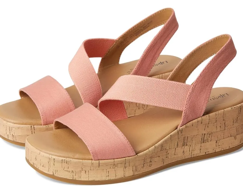 LifeStride Odette Coral Pink Fabric New