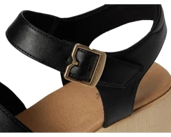 Dr. Scholl's Oh Kay Black Smooth Hot