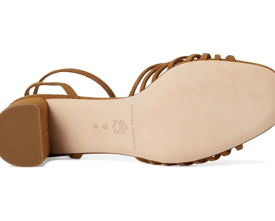 Women Loeffler Randall Olivia Knot Mid Heel Sandals