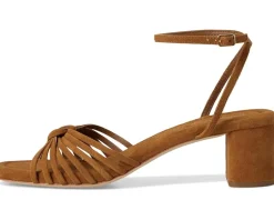 Women Loeffler Randall Olivia Knot Mid Heel Sandals