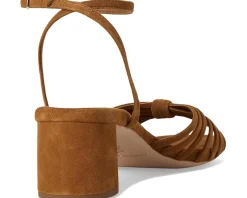 Women Loeffler Randall Olivia Knot Mid Heel Sandals