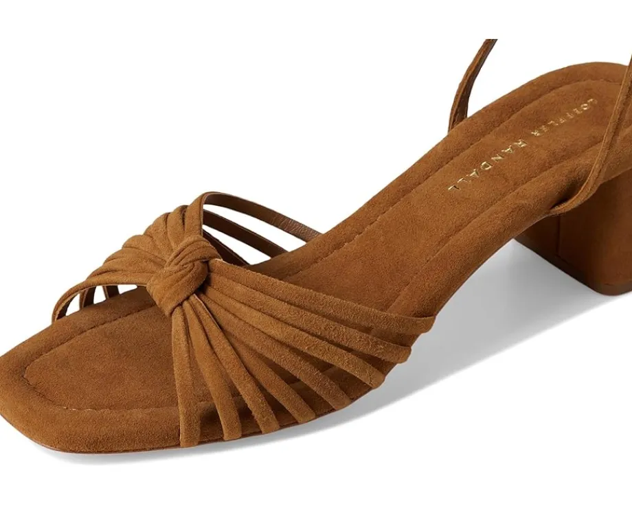 Women Loeffler Randall Olivia Knot Mid Heel Sandals