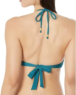 Women Trina Turk Olympia Rib Ring Halter Top