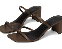Vince Ona Strappy Sandals Nutwood Brown Leather Online
