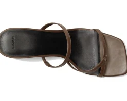 Vince Ona Strappy Sandals Nutwood Brown Leather Online