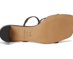 Vince Ona Strappy Sandals Nutwood Brown Leather Online
