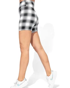 Eleven by Venus Williams One More Time Biker Black/White Plaid Outlet