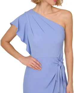 Adrianna Papell One-Shoulder Gown Peri Cruise New