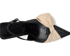 Sam Edelman Onia Slingback Shoes Black/Honey Sand Sale