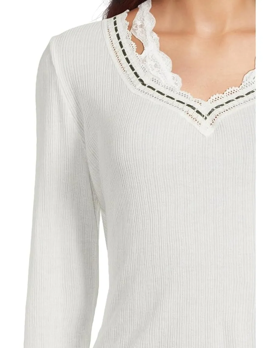 Free People Only You Long Sleeve Clean Ivory Clearance