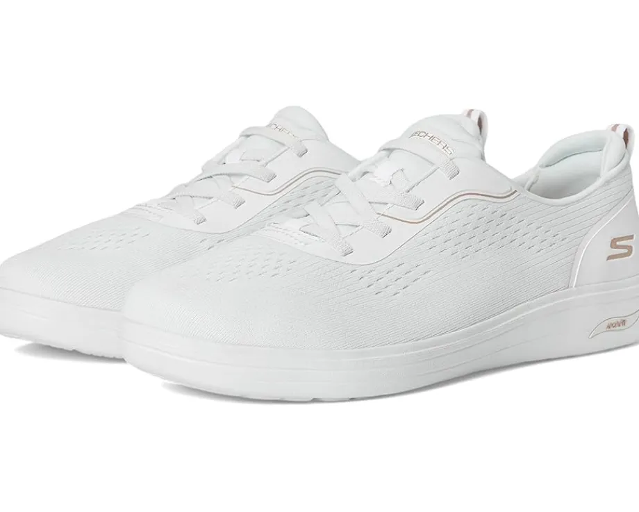 SKECHERS On-the-go Arch Fit Inspire Sneaker White/Gold New