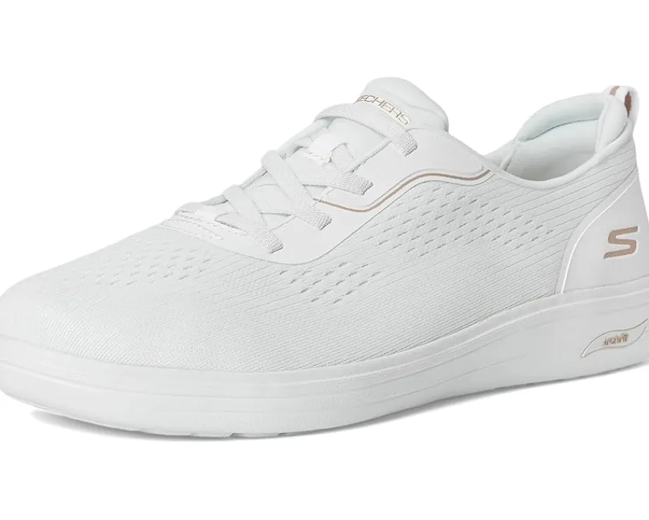 SKECHERS On-the-go Arch Fit Inspire Sneaker White/Gold New