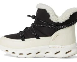 SKECHERS On-The-Go Glide Step 2.0 Puffer Boots Black/Natural New