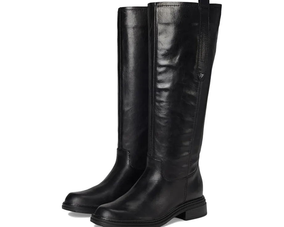 Naturalizer Ontime Knee High Boots Black Leather