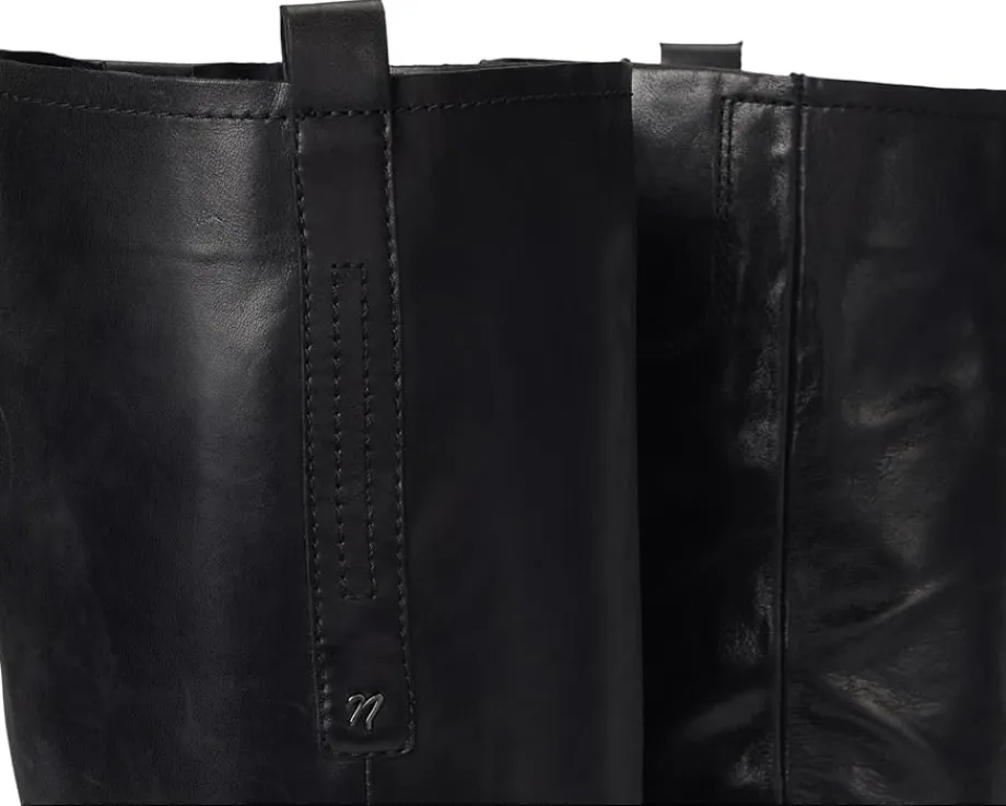 Naturalizer Ontime Knee High Boots Black Leather