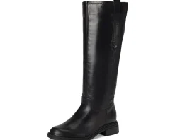 Naturalizer Ontime Knee High Boots Black Leather