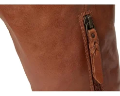 Naturalizer Ontime Wide Calf Knee High Boots English Tea Brown Leather Best