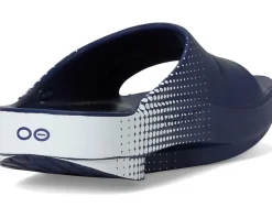 OOFOS OOahh Sport Slide Matrix Navy Discount