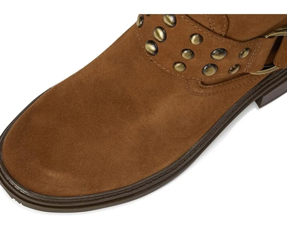 Naturalizer Optimus Dark Chestnut Stud Suede New