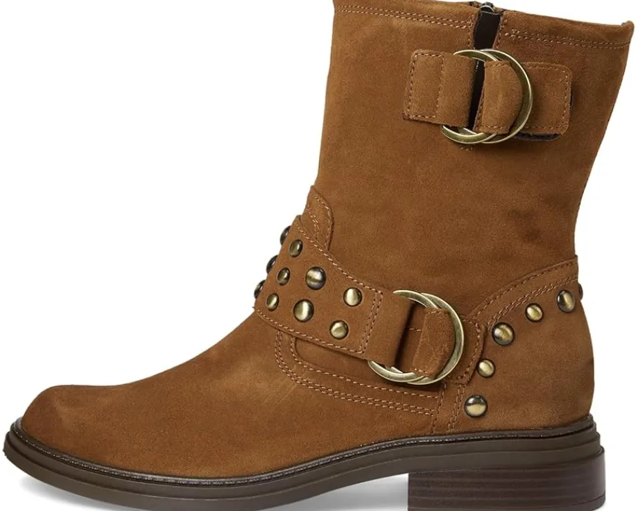 Naturalizer Optimus Dark Chestnut Stud Suede New