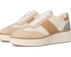 Cole Haan Originalgrand Max Platform Sneakers Ivory/Tuscan Sand Suede Sale