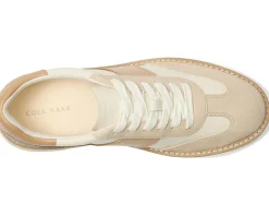 Cole Haan Originalgrand Max Platform Sneakers Ivory/Tuscan Sand Suede Sale
