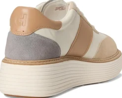 Cole Haan Originalgrand Max Platform Sneakers Ivory/Tuscan Sand Suede Sale