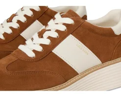 Cole Haan Originalgrand Max Platform Sneakers Tobacco Suede/Ivory Leather Best