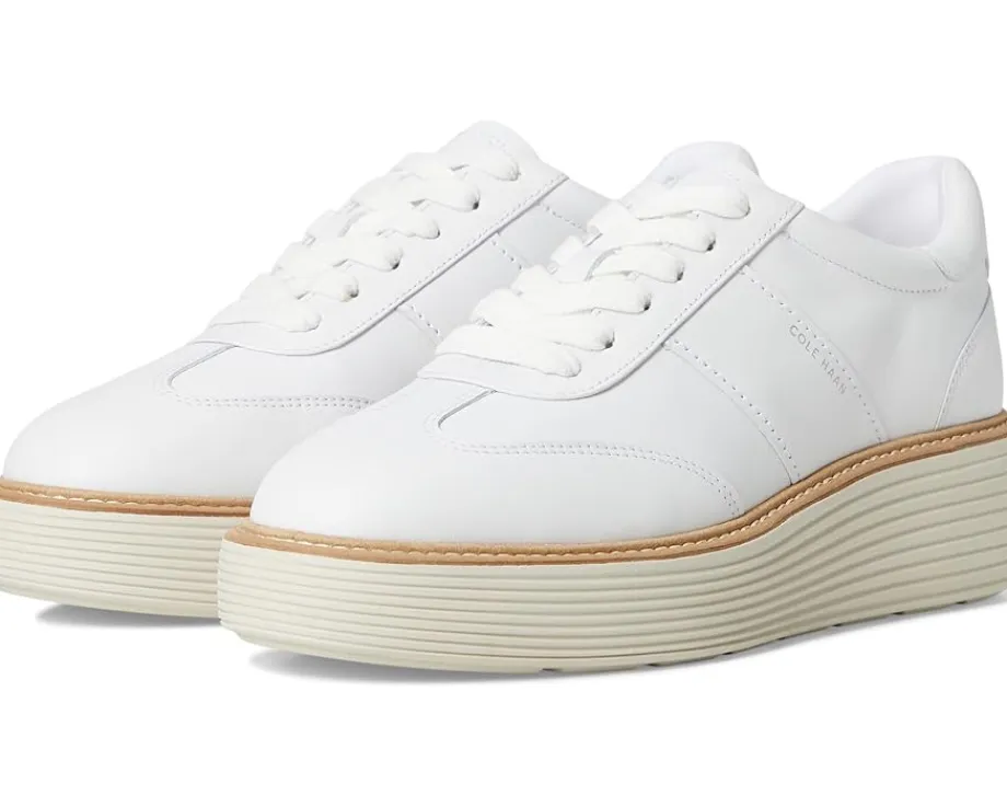 Cole Haan Originalgrand Max Platform Sneakers White Leather