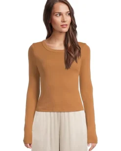 Michael Stars Orion Crop Tee Cumin Discount