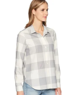 Woolrich Over and Out Shirt Beachside Gray Check Hot