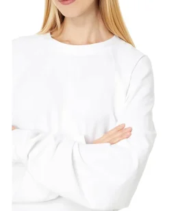 Women Norma Kamali Oversized Raglan Sleeve Cropped Top