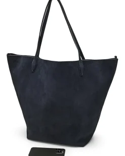 Madewell Oversized Soft Grain Shopper - Suede Juniper Berry Outlet