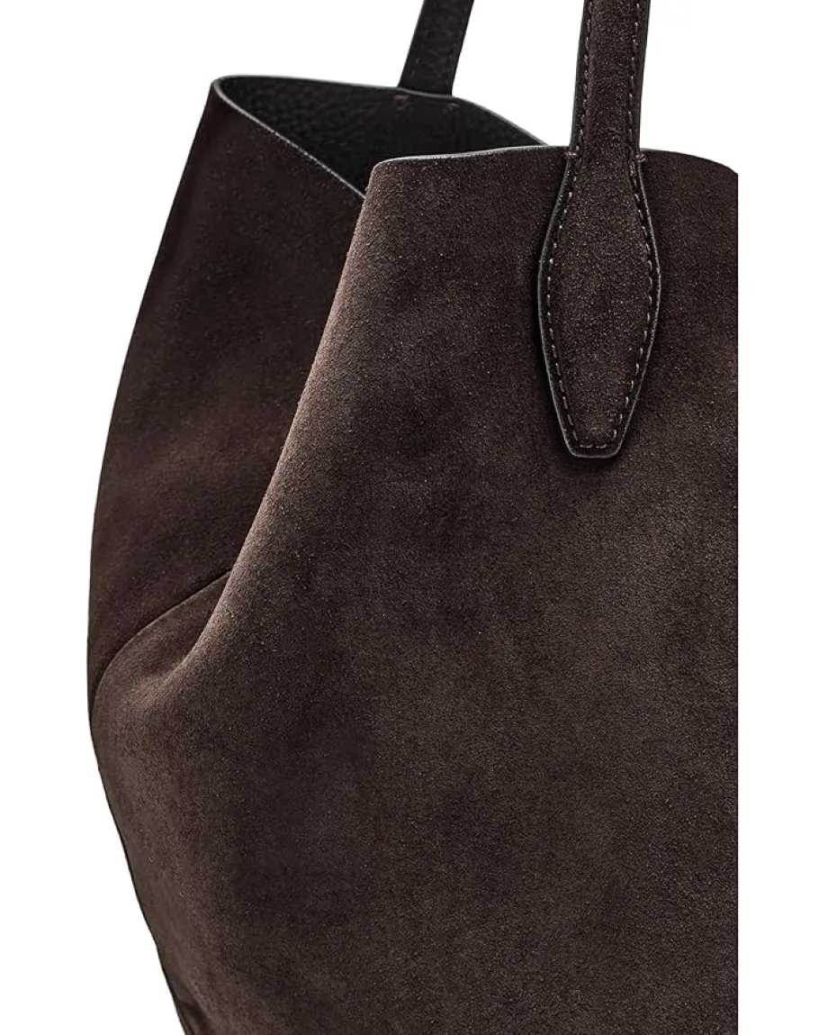 Madewell Oversized Soft Grain Shopper - Suede Dark Carob Clearance