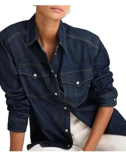 Women Madewell Oversized Western Shirt In