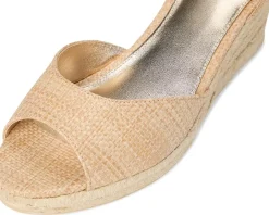 Lilly Pulitzer Paley Espadrille Wedge Natural Discount