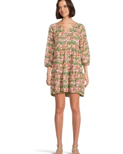 Women Tommy Bahama Palm Pointe 3/4 Sleeve Dress