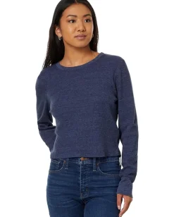 Women Michael Stars Palmer Crop Crew Tee