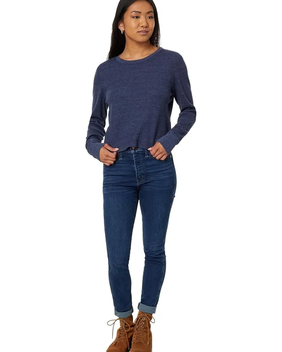 Women Michael Stars Palmer Crop Crew Tee