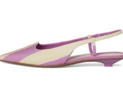 Franco Sarto Palmira Orchid Purple Stripe Fabric New